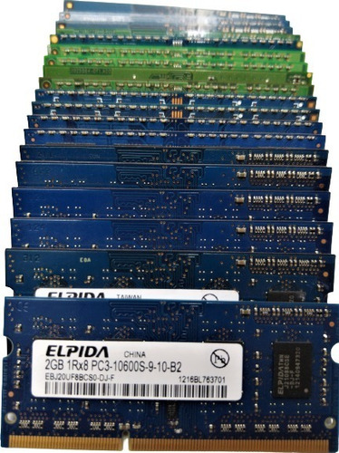 Memoria Ram Laptop Ddr3 Pc3-10600s 2gb 1rx8 Sodimm