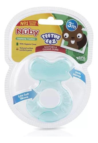 Mordedor Nuby Teethe-zee, De Silicona Suave Para Bebes