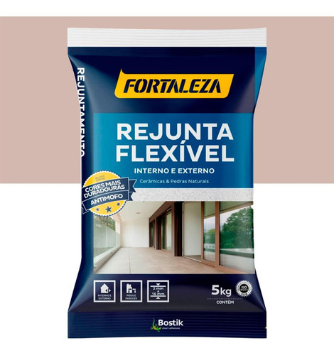 Rejunte Flexível Para Pisos E Azulejos Bege 5kg