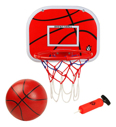 Aro Basketball Tablero Niño Deporte Juguete Inflador + Balón