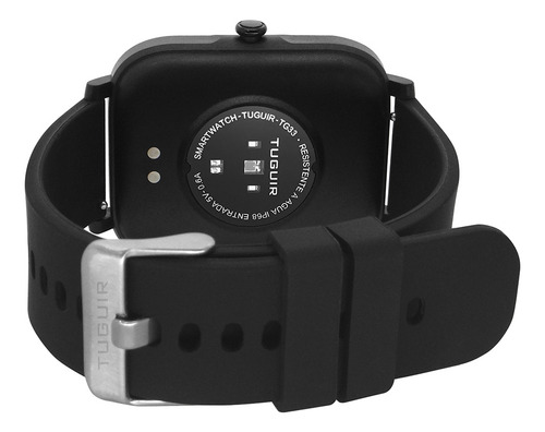 Relógio Smartwatch Tuguir Preto Digital 1 Ano De