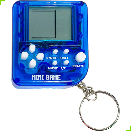 Game Mini Brick Chaveiro Empilhar Encaixar Blocos Pequeno Modelo Disponível Quadrado