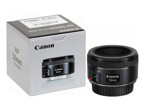 Canon Ef 50mm F/1.8 Stm Nova Garantia + Nf-e Canon Brasil 