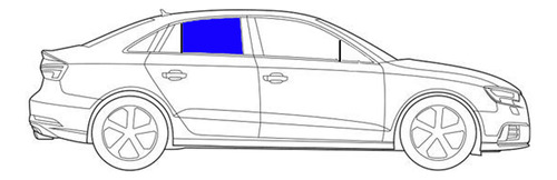 Vidrio Puerta Hyundai Elantra 2021- 4p Verde  Td