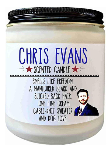 Chris Evans Scented Candle Gift For Her Fan Gift Pop Cultur.