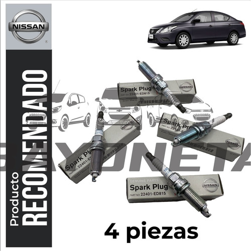 Filtro Aire V-drive 2024 + Bujia Iridium Nissan Original