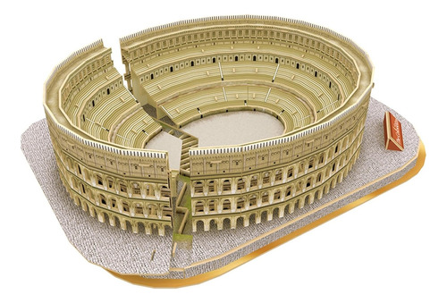 Cubicfun Rompecabezas 3d Coliseo Romano Natinal Geographic 