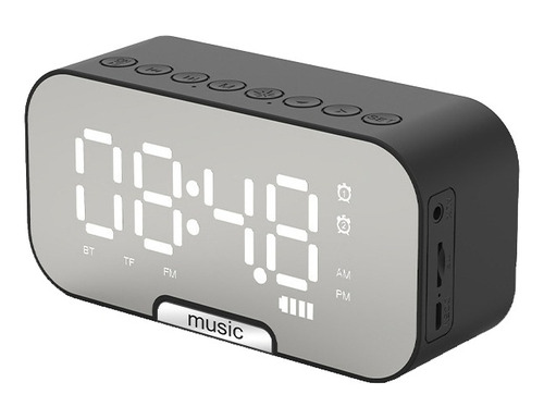 Reloj Alarma Despertador Altavoz Radio Fm//sd Bluetooth 
