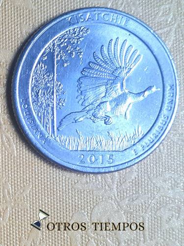 Moneda Cuarto De Dolar 1/4 (quarter) Parque Kisatchie 2015