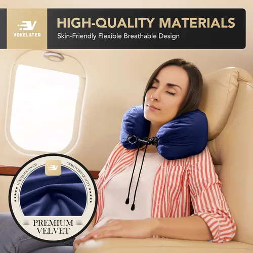 Almohada Cervical Ajustable Para Viajes Y Almacenamiento