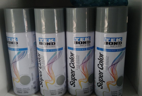 Spray Tek Bond Primer Preparador De Fundo Cinza 350ml 