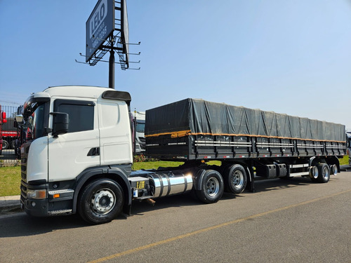 Scania G360 6x2 Manual Ano 14 + Graneleira Randon Ano 19