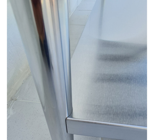 Mesa Bancada Com 2 Cubas Pia Inox Industrial 150x60x90