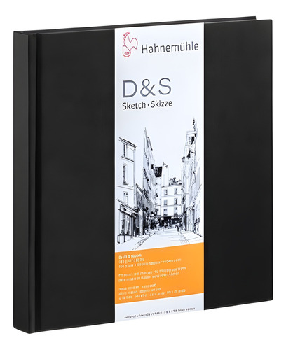 Bloco Hahnemuhle Sketch Book D& Quadrado 14x14cm 80 Folhas