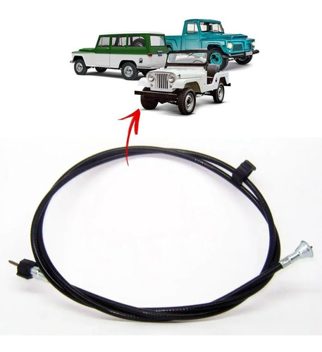  Cable Velocimetro Jeep Ika Y Willys Doble Traccion