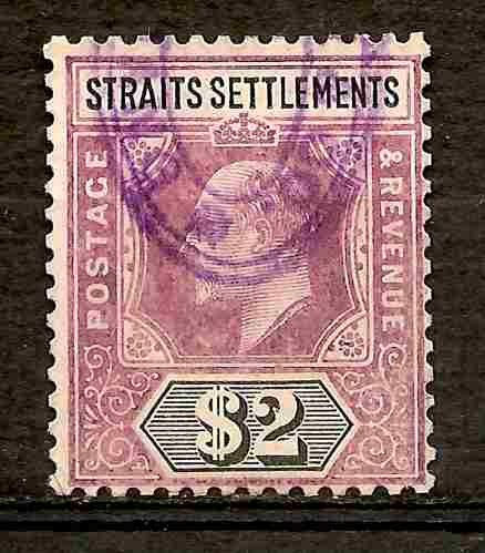 Malacca Colonia Britanica Catálog Marca U$45 Año 1905 Yv 120