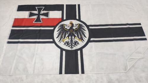 Bandera Imperio Alemán Kaiserliche Kriegsflagge 45 X 30cm