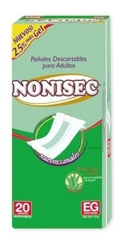 Pañales Para Adulto Nonisec Xg X20 - Iaruchis Bebe