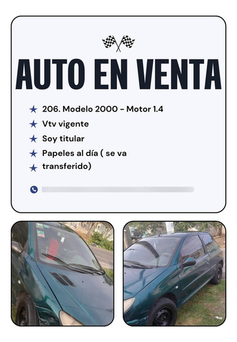Peugeot 206 1.4 Xr