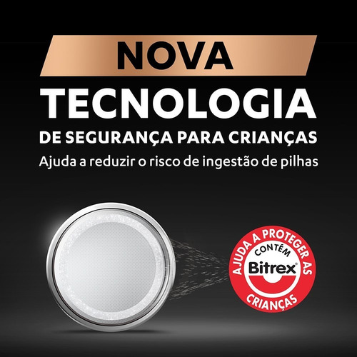 Pilha Bateria Lithium Moeda Cr2032 3v - 5 Unidades alcalina Original