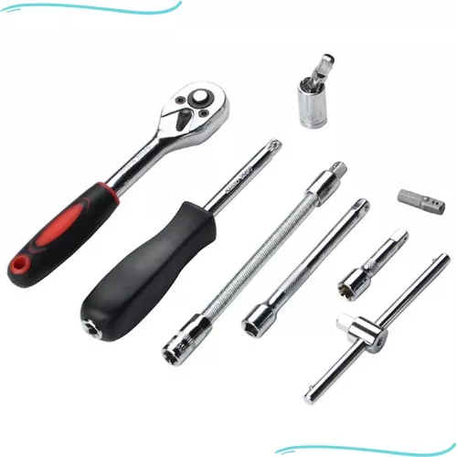 Compra online de Conjunto de ferramentas de reparo de mecânica de  automóveis 46pcs chave de soquete kit de ferramentas para reparo de  automóveis