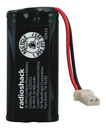 Radioshack 24 V / 400 Mah Ni-mh Bateria De Telefono Inala