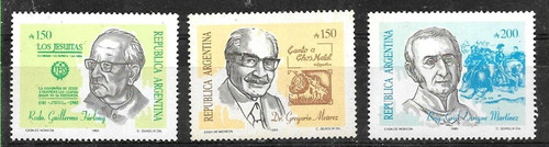 1989 Personajes Históricos - Argentina (sello) Mint