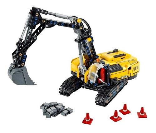 Imagem 1 de 10 de Lego Technic 2 Em 1 - Escavadeira Para Trabalhos Pesados