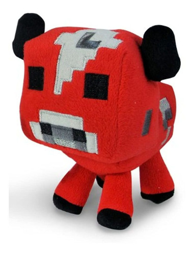 Peluche Diseño De Minecraft Color Rojo, 5.0in, Jazwares