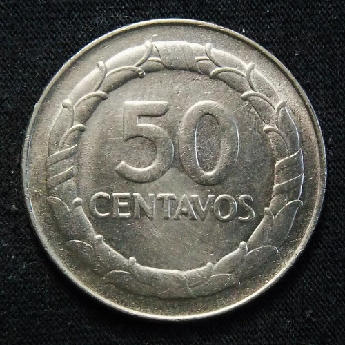 Colombia 50 Centavos 1968 Excelente Km 228