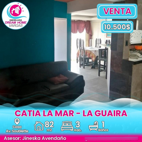 Casa En Venta Av. Soublette, Catia La Mar  La Guaira