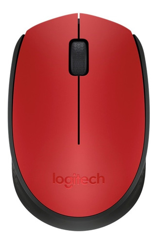 Logitech Mouse Inalámbrico Wireless M170 Rojo - Logitech