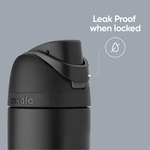 Termo Botella Owala Freesip Acero Inoxidable 40 Oz Negro