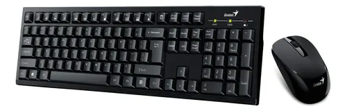 comprar Kit Teclado Y Mouse Para Pc Inalambricos Slim 8000 Se Genius Color Del Mouse Negro Color Del Teclado Negro