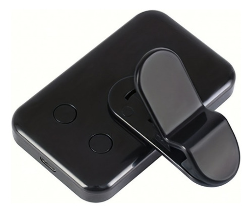 Luz Led Celular Lámpara Con Clip Para Teléfono De Bolsillo Negro