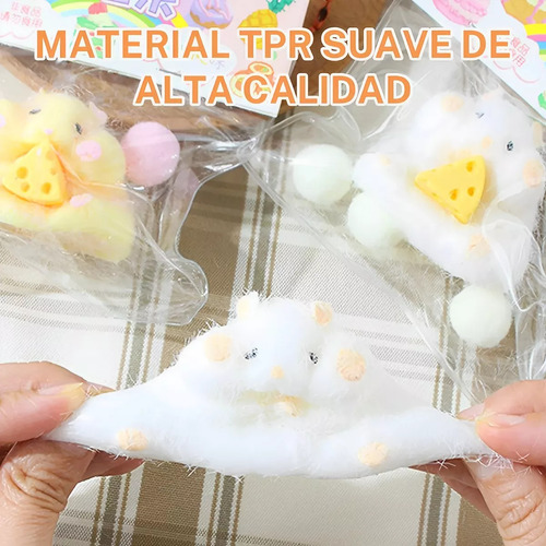 2 Juguetes De Peluche Squeeze Hamster Y 2 X Cat Scratch Para