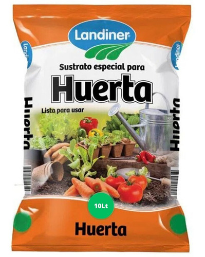 Sustrato Huerta 10lt Landiner Turba Compost Perlita Metanoia