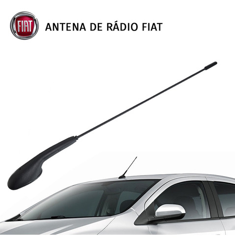 Antena Teto Receptor Fiat Dianteira Antico Modelo Original