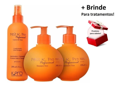 Kpro Kit Petit - Shampoo + Condicionador + Leave-in