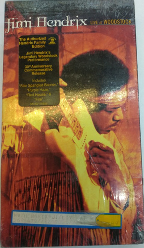 Jimi Hendrix Vhs Americano Live At Woodstock Kls Mtx Xvm