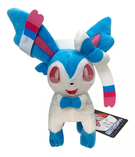 Pelúcia Turma Pokémon EEVEE SYLVEON SHINY (20 cm) - Importada