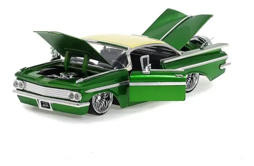 Chevrolet Impala 1959 Lowrider Dub 1:24 Jada Toys Verde | MercadoLivre