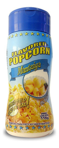 Temperos para pipoca sabor manteiga 110gr