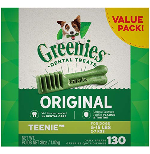 Golosinas Para Perros Greenies Original Dental Teenie, 2,27-