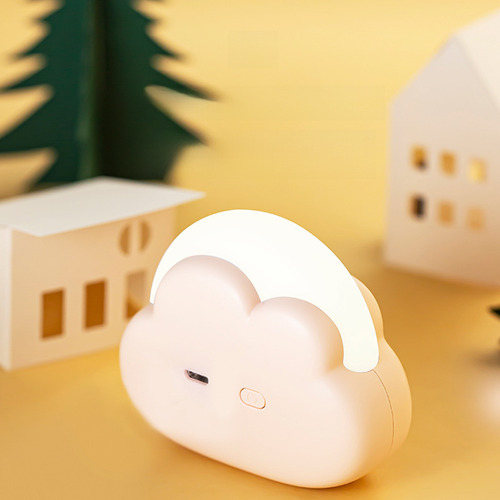 1w - White - Led Cloud Night Light Usb Rechargeable