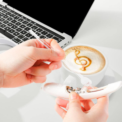 Bolígrafo Eléctrico Latte Art Pen Para Tallar Café Y Especia