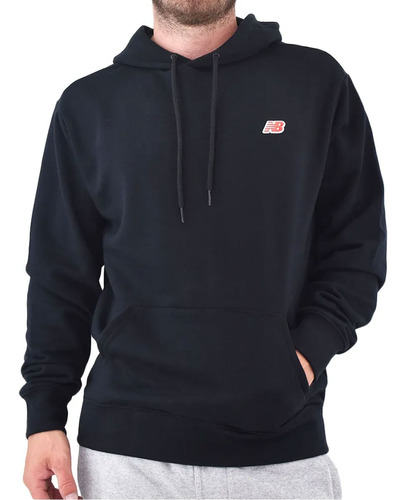 Buzo Hoodie New Balance Essentials Embroidered Black 5014