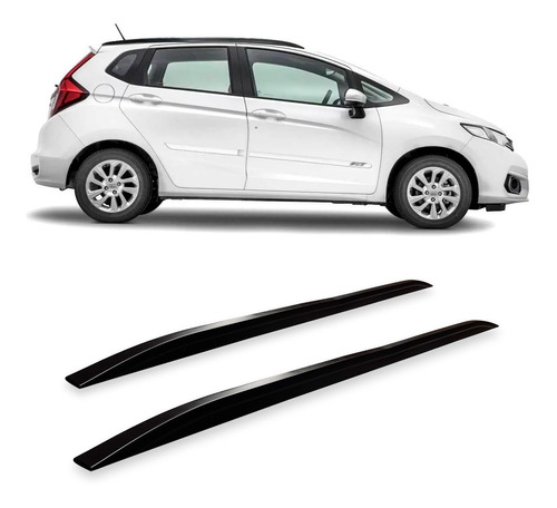 Rack Longarina Honda Hrv New Fit Decorativa Preta