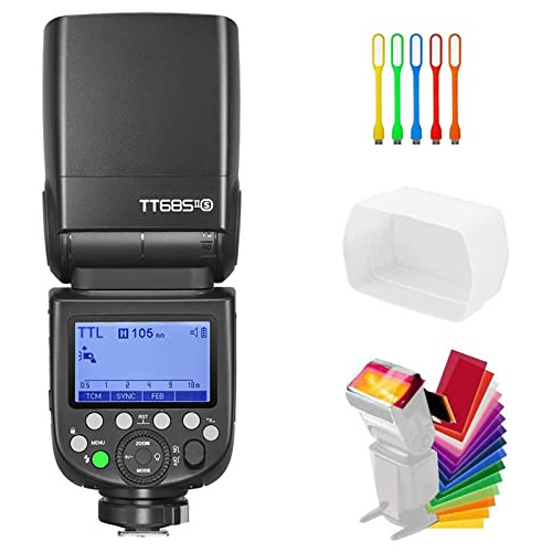 Flash Para Cámara Godox Tt685ii-s Sony + Accesorios -negro