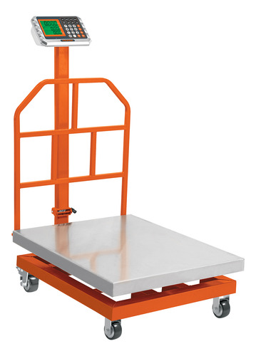 Báscula Electrónica De Plataforma, Inoxidable, 600 Kg Truper